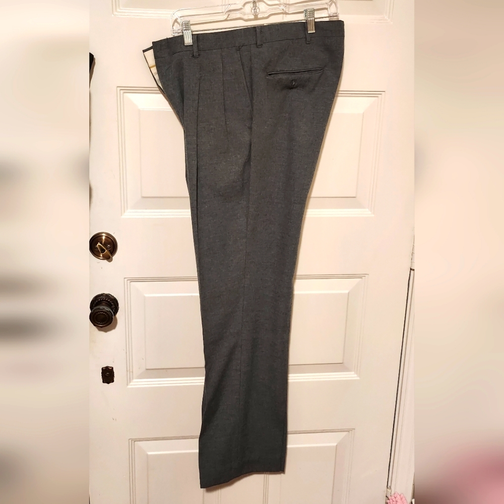 VINTAGE Botany 500 Men's Dress Slacks Size 34 X 34 Dark Gray